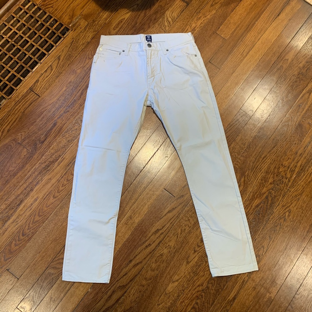 Men’s Slim Fit 32x32 Off-White Chinos from Gap